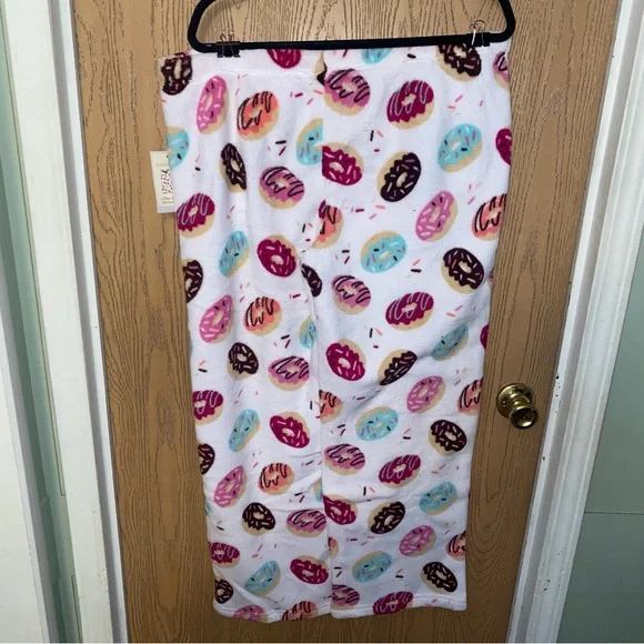 ⬇️Soft fuzzy donut print pajama lounge pants - Picture 3 of 5
